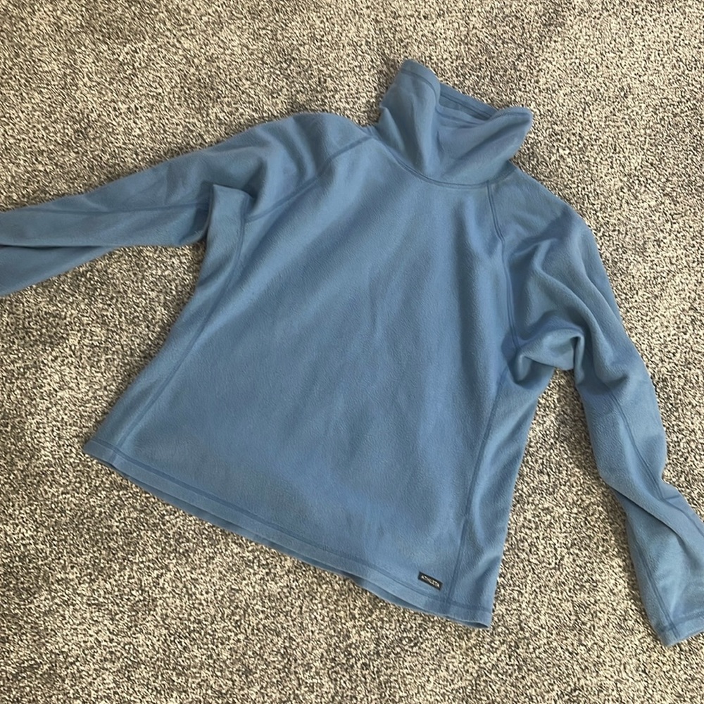 Athleta fleece funnel neck pullover